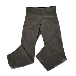 Orvis Tech Pants Men 34x30 Water Repellent Olive Green Comfort Stretch See Note